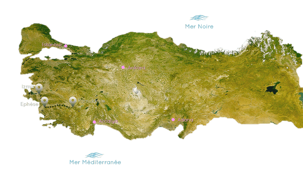 Itinéraire Turquie
