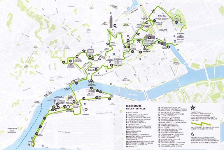Plan la ligne verte Nantes