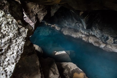 Grotte Grjótagjá Myvatn Islande Iceland