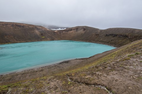 Le lac Víti Krafla Islande Iceland