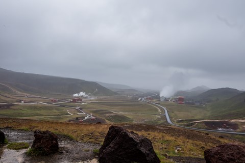 Krafla Station géothermique Islande Iceland