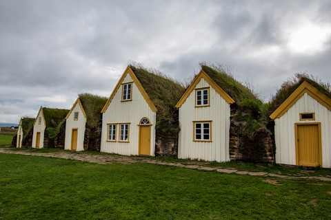 Maison en tourbe Glaumbaer Islande Iceland