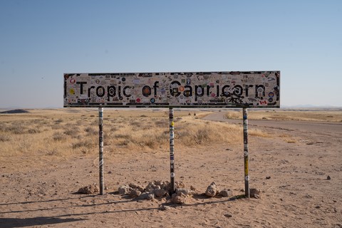 Tropic of capricorne Solitaire Namibie