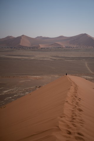 La fausse dune 45 Sossusvlei Namibie