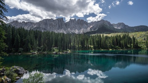 Lago di Carrezza Dolomites