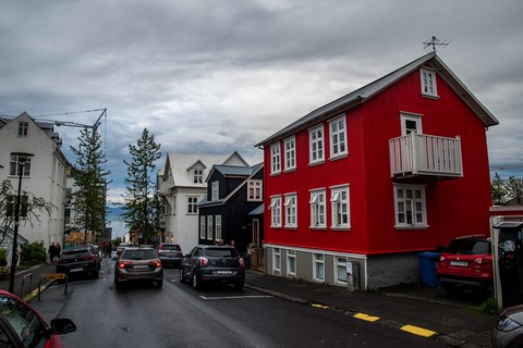 Rue de Reykjavik Islande Iceland