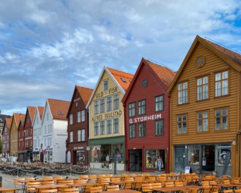 Bryggen Bergen Norvège
