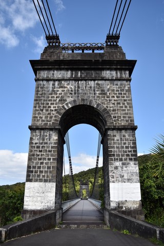 Pont suspendu Piton sainte-Rose La Réunion