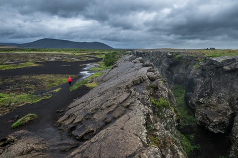 La faille de Grjótagjá Myvatn Islande Iceland