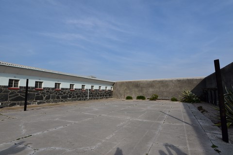 Cour de la prison Robben Island