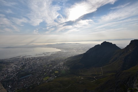 Vue sur Cape Town Table Mountain Cape Town