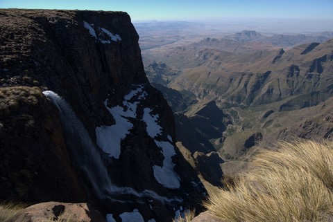 Tugela Falls Sentinel peak trail Drakensberg
