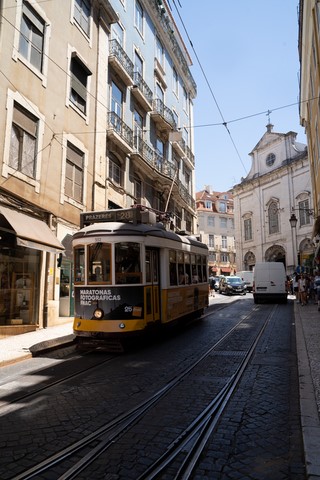 Tramway 28E Lisbonne Portugal