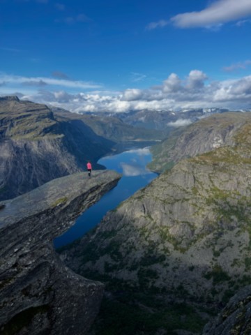 Trolltunga Odda Norvège