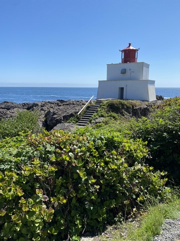 Lighthouse Wild Pacific trail Pacific Rim Vancouver Island Canada