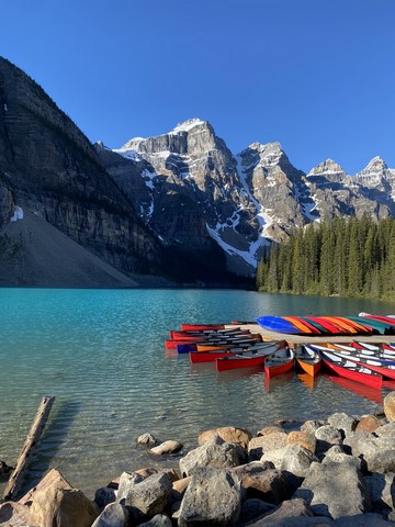 Lake Moraine - Sentinel Pass & Eiffel Lake Banff National Park Canada