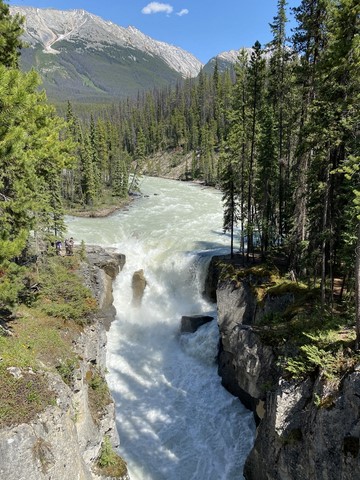 Sunwapta Falls Banff National Park Icefileds Parkway Canada