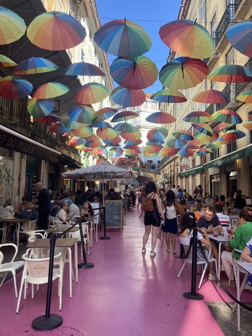 Pink Street Lisbonne Portugal