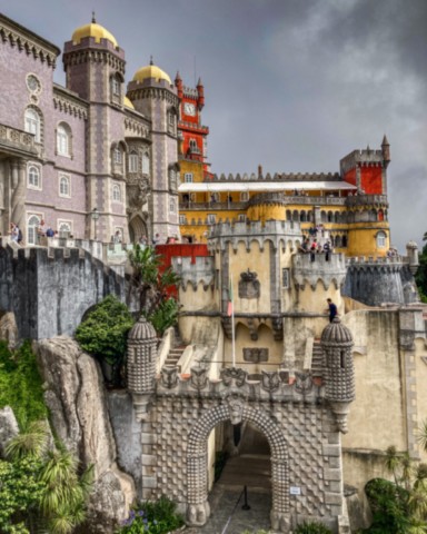 Entrée Parc et Palais Da Pena Sintra Lisbonne Portugal