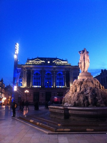 La place de la comédie Opéra Montpellier