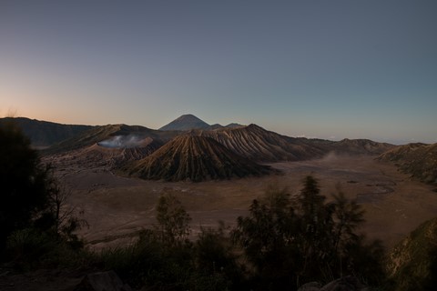 Le début du jour Mount Bromo Java Indonésie