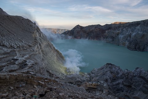 Lac Kawah Ijen Java Indonésie