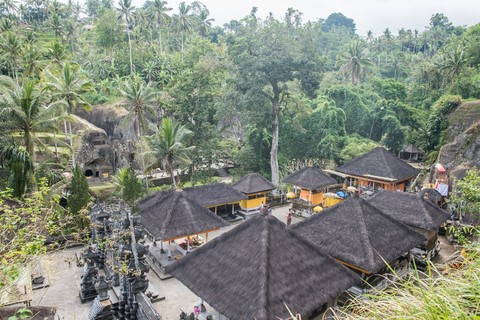 Vue sur le Gunung Kawi Bali Indonésie
