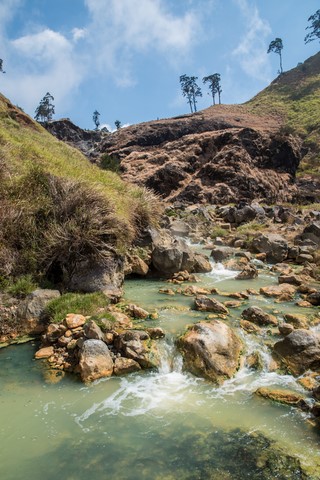Les hot spring water Lombok Mount Rinjani