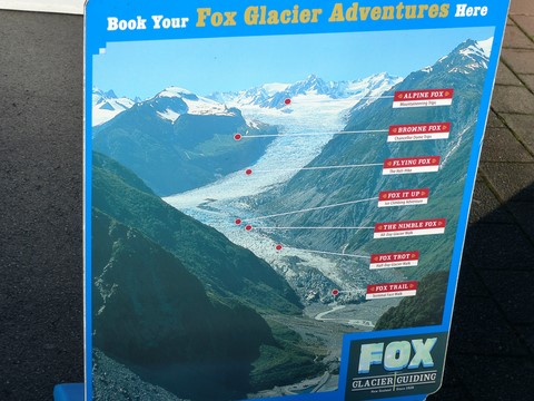 Fox glacier Nouvelle-Zélande