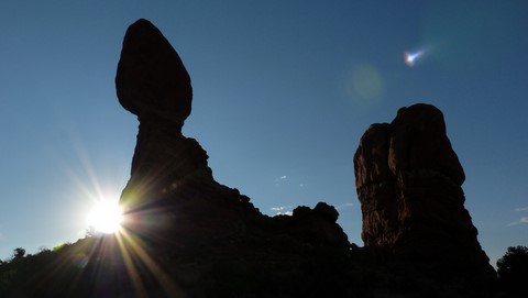 Balanced rock Arches national park Etats-Unis