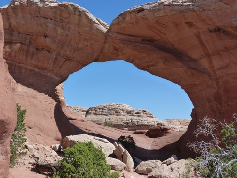 Broken arch Arches national park Etats-Unis