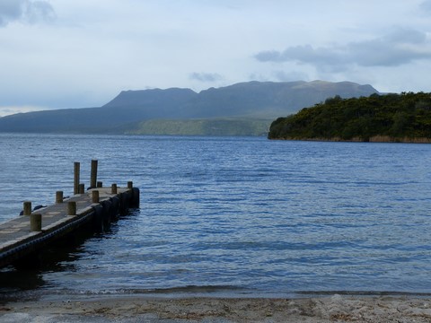 Lake Tikitapu Nouvelle-Zélande