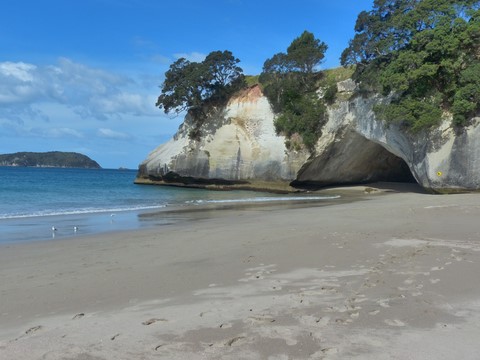 Cathédral coves Nouvelle-Zélande