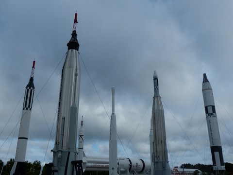Rocket garden Kennedy Space Center Floride Etats-Unis