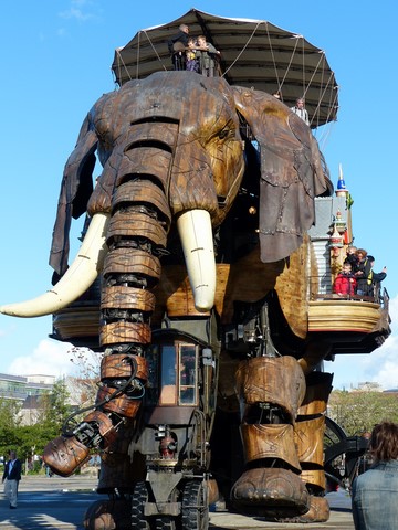 Elephant géant les machines de l'ile Nantes