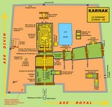 Plan Temple de Karnak Egypte