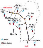 Carte randonnée gorges de Samaria Crête