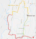 Ubud rando Vers Karsa Spa map