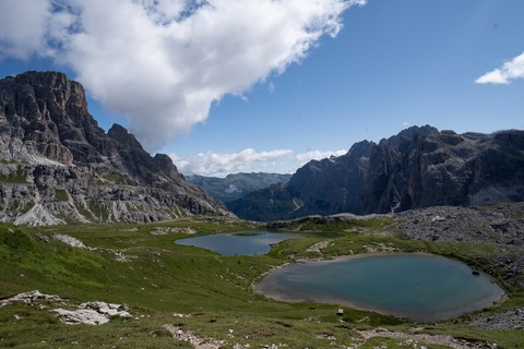 Laghi Dei Piani Cinque Torri Dolomites