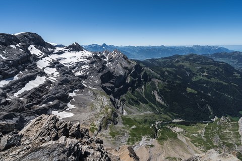 Vue sommet Glacier 3000 Suisse