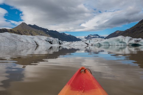 Kayak Heinabergslon Islande Iceland