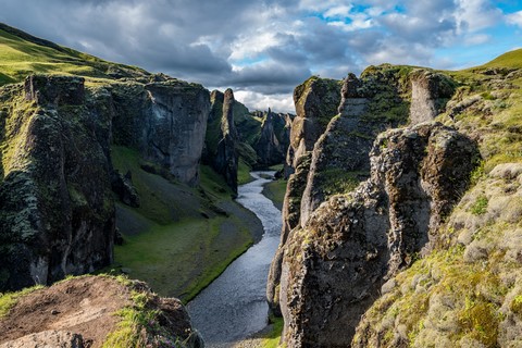 Canyon Fjadrardljufur Islande Iceland
