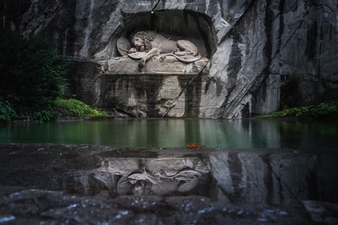 Lion monument Lucerne Suisse