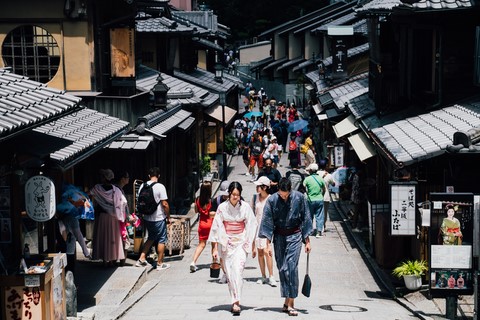 Ninenzaka et Sannenzaka Kiyomizu-dera Kyoto Japon