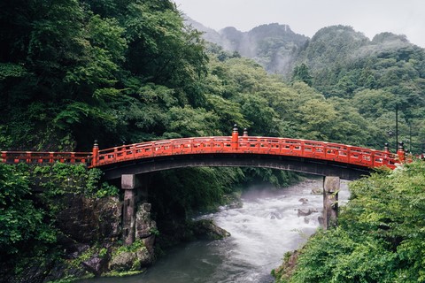 Le pont Shinkyo Nikko Japon