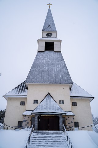Laponie Finlandaise Rovaniemi Eglise