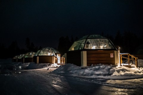 Laponie Finlandaise Rovaniemi Arctic Snow hotel & glass igloos Igloo