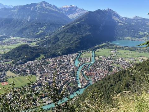 Vue sur Interlaken Harder Kulm Interlaken Suisse