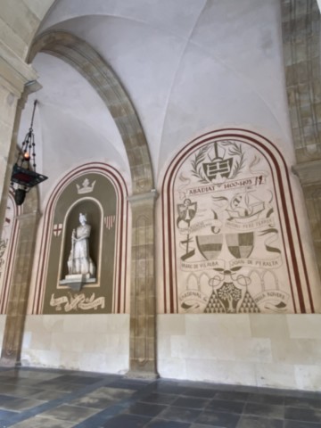 Patio du monastère de Montserrat Barcelone Espagne
