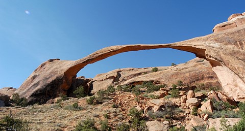 Landscape arch Arches national park Etats-Unis